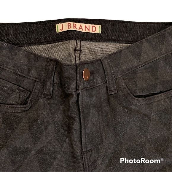 J Brand Black and Gray Distressed Jeans - Picture 4 of 4